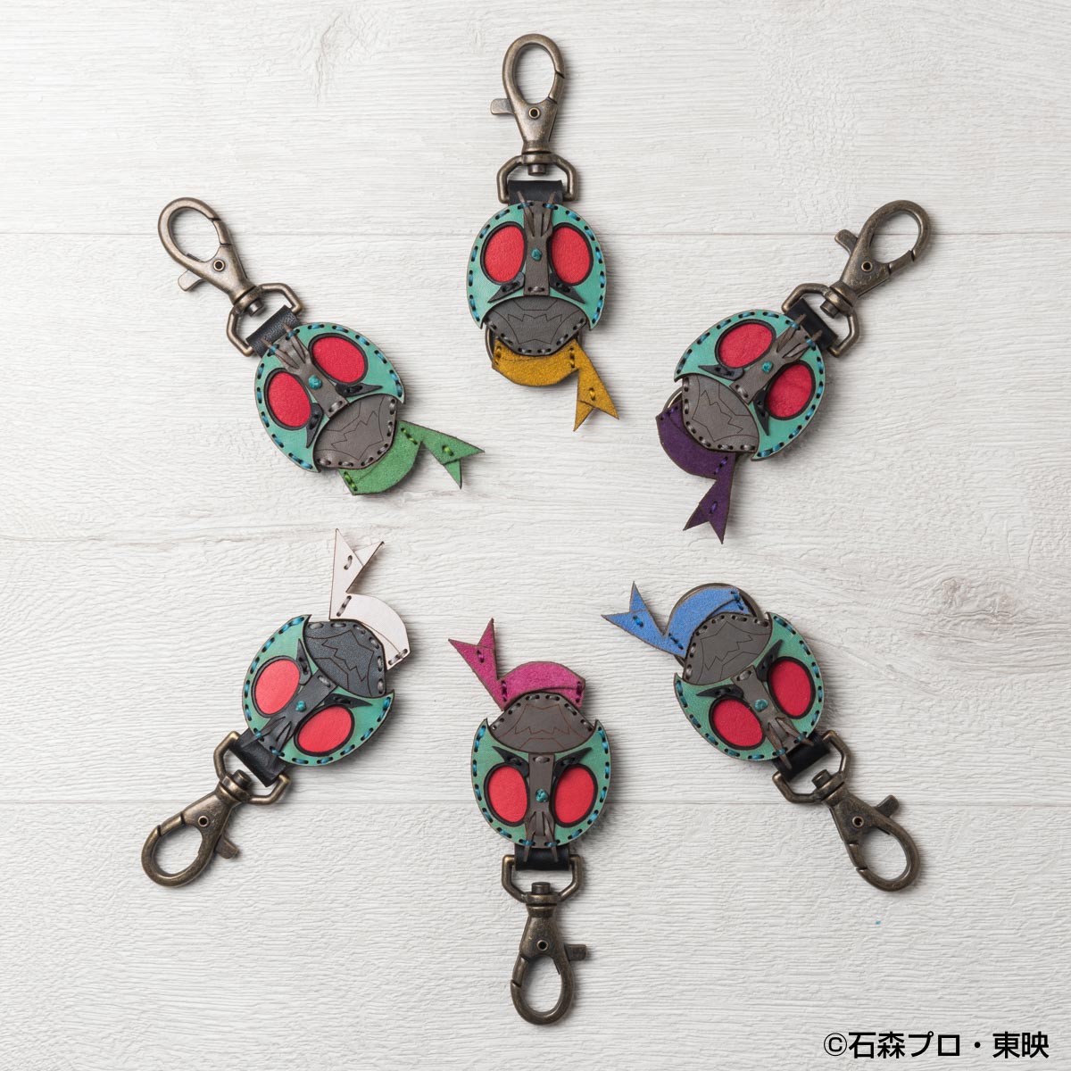 仮面ライダー × OJAGA DESIGN レザーアイテムコレクション新作 「ショッカーライダーNo.1～No.6」予約開始