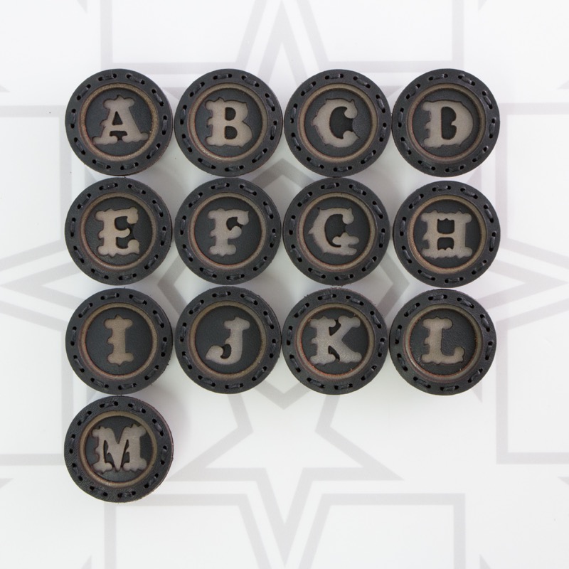 イニシャルバッジ (A〜M)