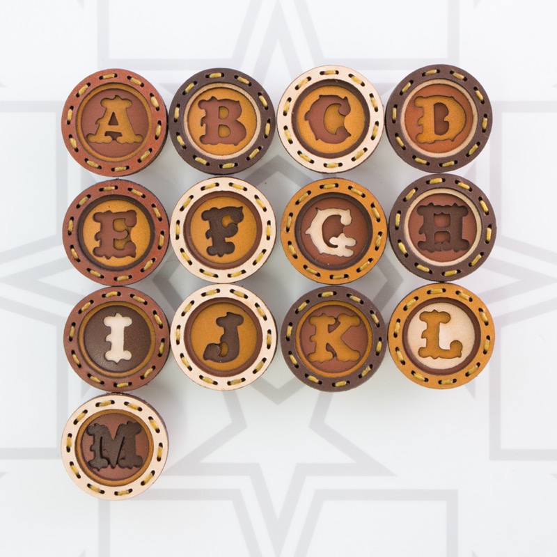 イニシャルバッジ (A〜M)