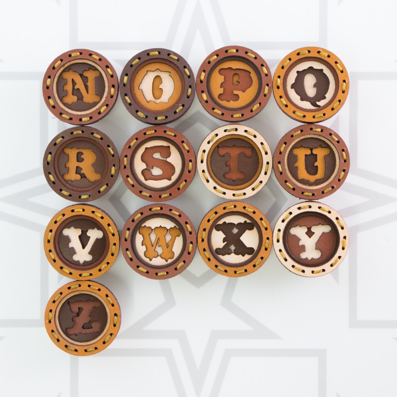 イニシャルバッジ (N〜Z)