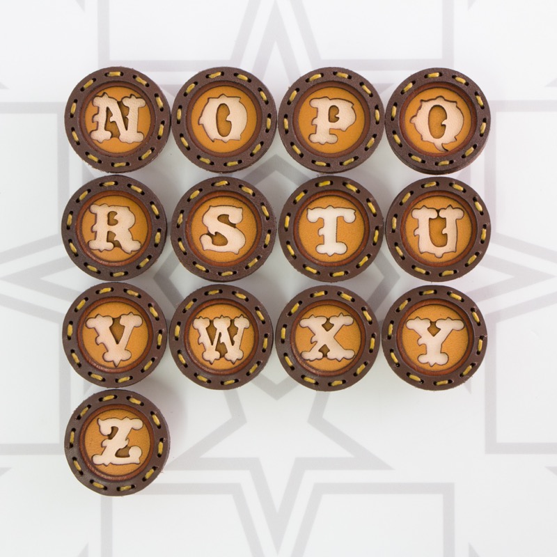 イニシャルバッジ (N〜Z)