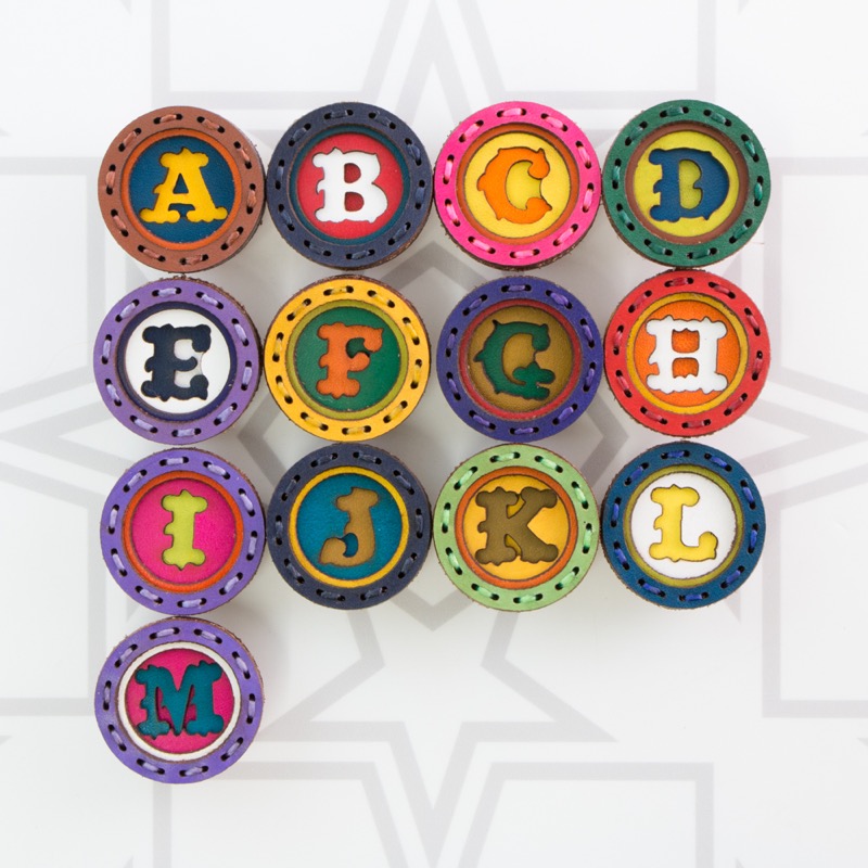 イニシャルバッジ (A〜M)