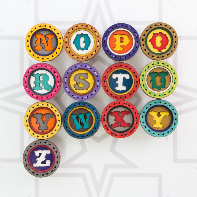 イニシャルバッジ (N〜Z)