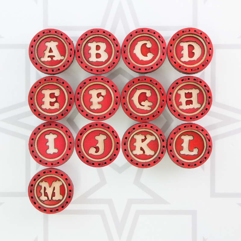 イニシャルバッジ (A〜M)