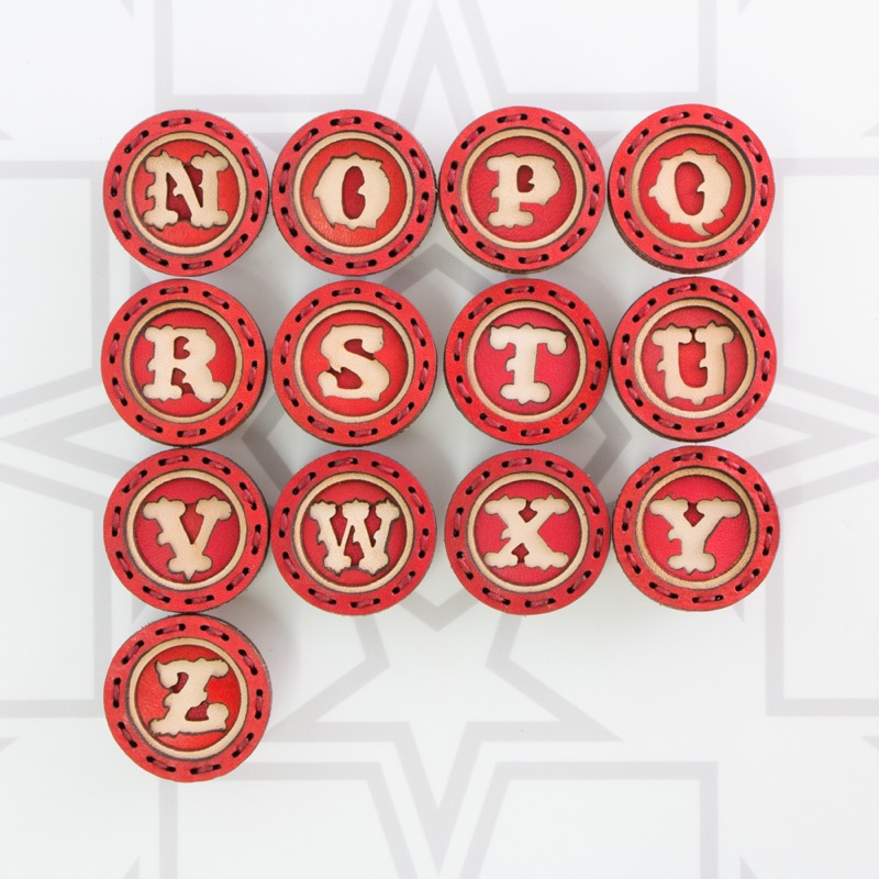 イニシャルバッジ (N〜Z)