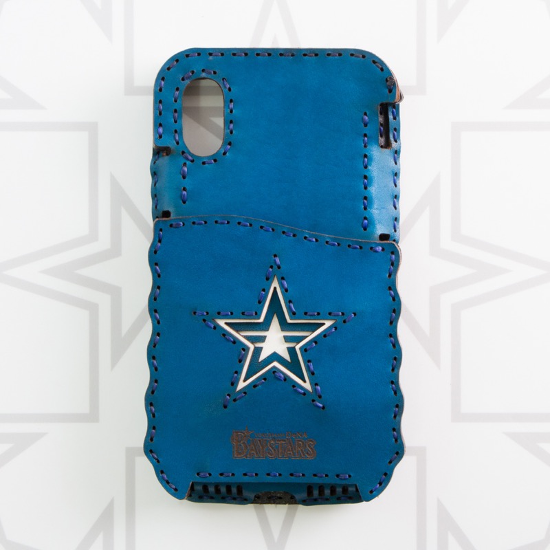 横浜DeNAベイスターズ スターロゴ iPhoneX/XSケース (Pocket Type)