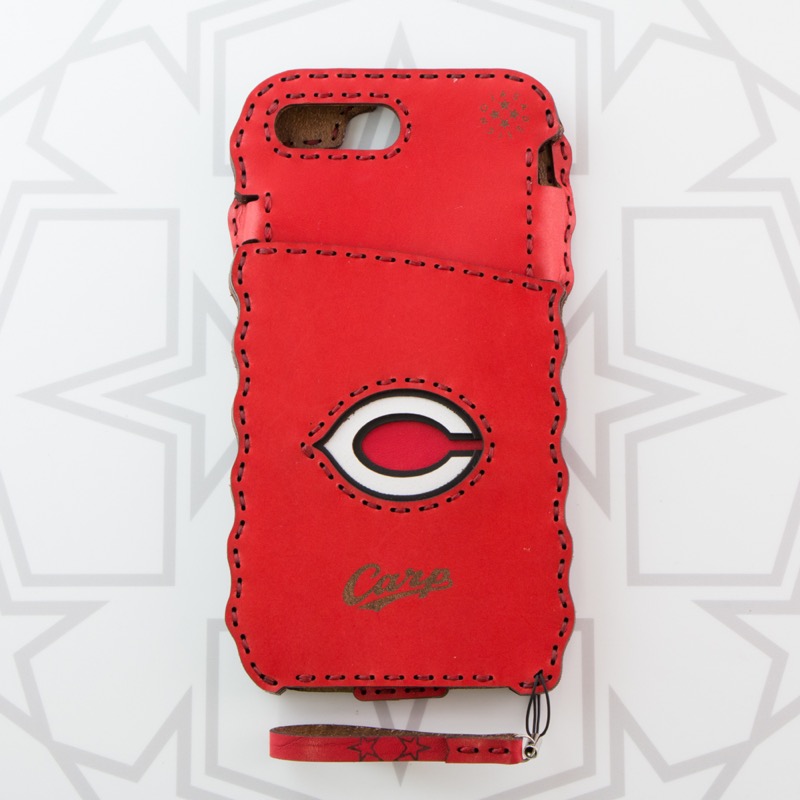 広島東洋カープ イニシャルロゴ iPhone6Plus/7Plus/8Plusケース