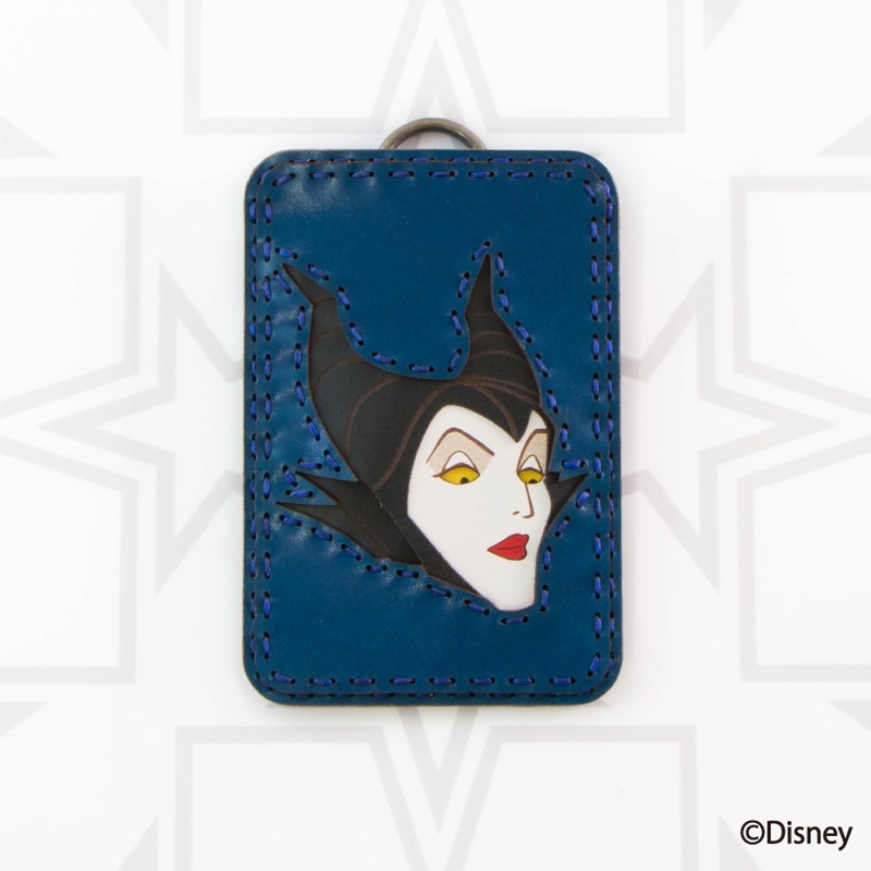 ディズニーヴィランズ / レザーパスケース (マレフィセント)